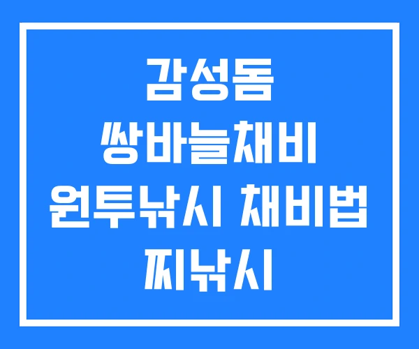 감성돔 쌍바늘채비 원투낚시 채비법 찌낚시
