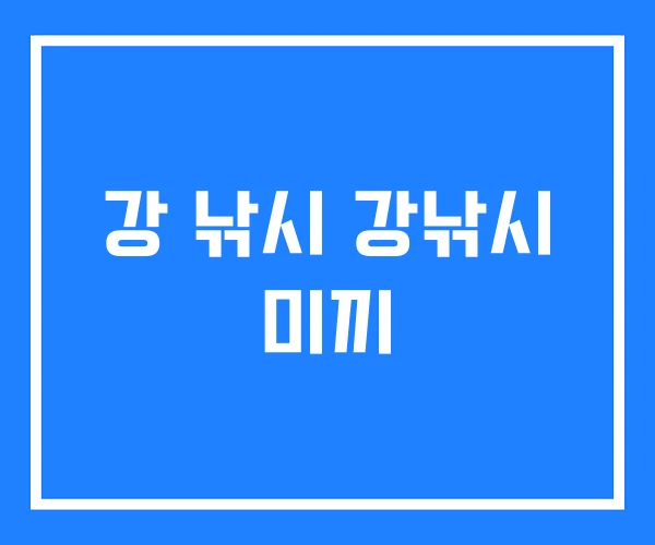 강 낚시 강낚시 미끼
