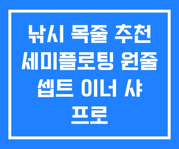 낚시 목줄 추천 세미플로팅 원줄 셉트 이너 샤 프로 낚시 목줄 추천 세미플로팅 원줄 셉트 이너 샤 프로