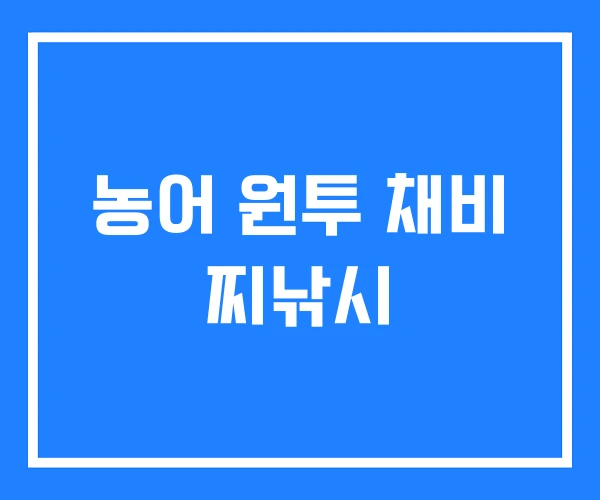농어 원투 채비 찌낚시 농어 원투 채비 찌낚시