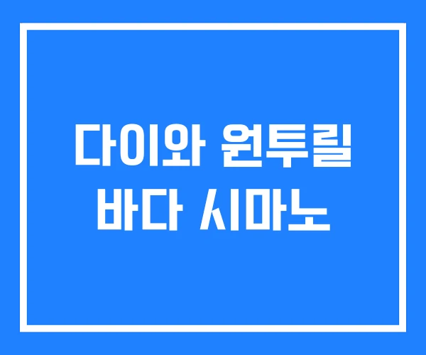 다이와 원투릴 바다 시마노