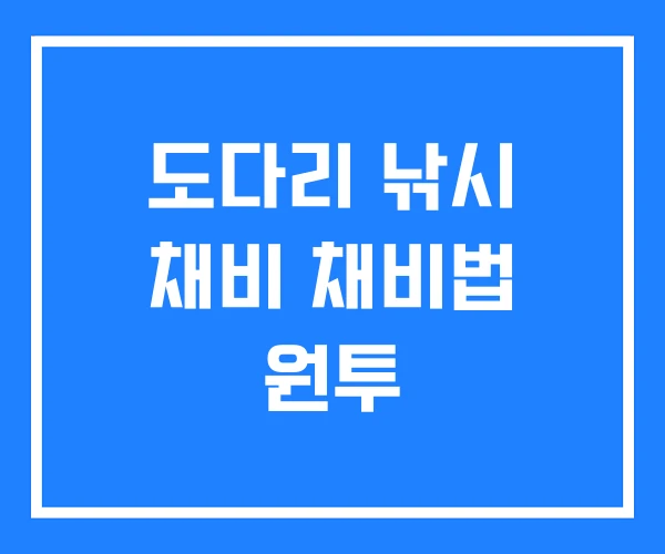 도다리 낚시 채비 채비법 원투