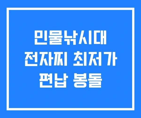 민물낚시대 전자찌 최저가 편납 봉돌