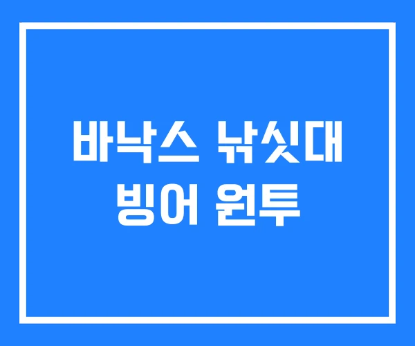 바낙스 낚싯대 빙어 원투