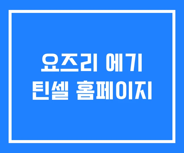 요즈리 에기 틴셀 홈페이지 요즈리 에기 틴셀 홈페이지