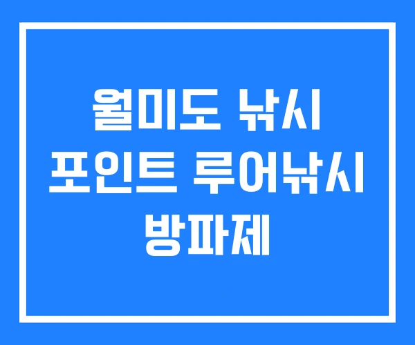 월미도 낚시 포인트 루어낚시 방파제