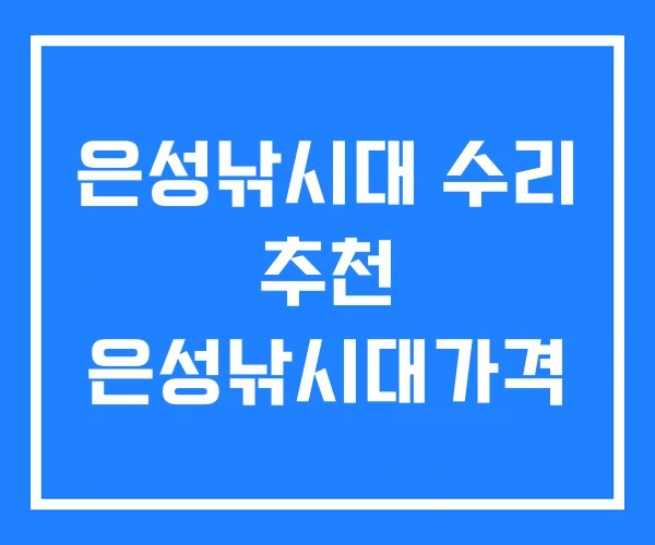 은성낚시대 수리 추천 은성낚시대가격