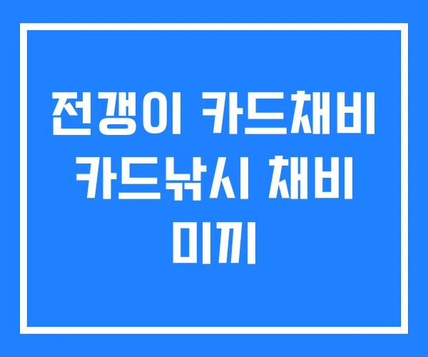 전갱이 카드채비 카드낚시 채비 미끼