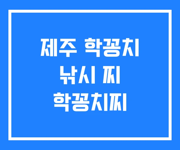 제주 학꽁치 낚시 찌 학꽁치찌