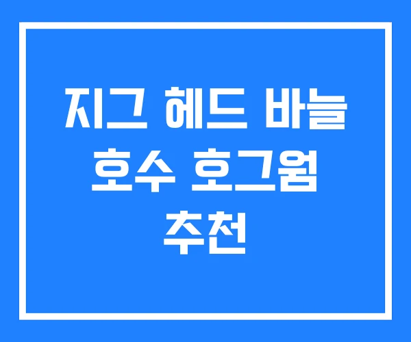 지그 헤드 바늘 호수 호그웜 추천 지그 헤드 바늘 호수 호그웜 추천