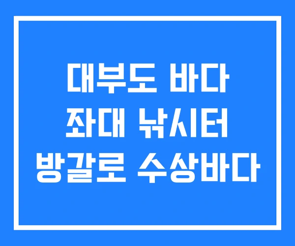 대부도 바다 좌대 낚시터 방갈로 수상바다 대부도 바다 좌대 낚시터 방갈로 수상바다