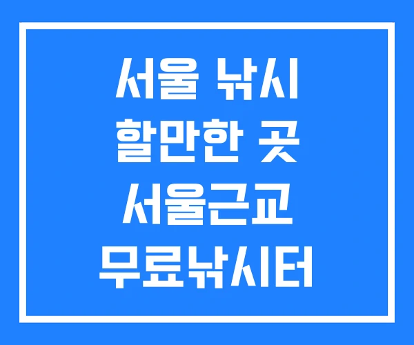 서울 낚시 할만한 곳 서울근교 무료낚시터 수도권 바다낚시 포인트 서울 낚시 할만한 곳 서울근교 무료낚시터 수도권 바다낚시 포인트