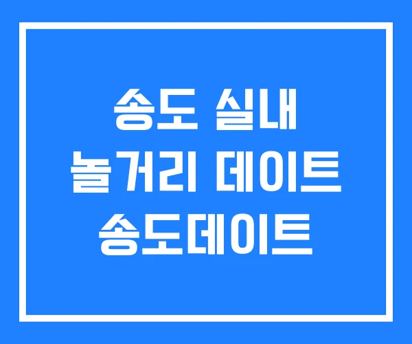 송도 실내 놀거리 데이트 송도데이트 송도 실내 놀거리 데이트 송도데이트