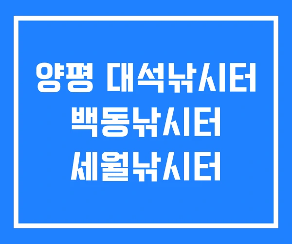 양평 대석낚시터 백동낚시터 세월낚시터 양평 대석낚시터 백동낚시터 세월낚시터